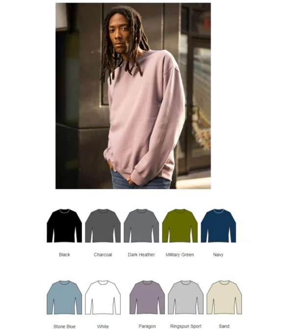 Gildan GD66 Softstyle Midweight Fleece Crew Neck